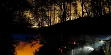 Francia, foresta di Fontainebleau in fiamme: incendio eccezionale FOTO