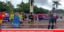 Miami, proteste contro Trump e prigione “Alligator Alcatraz”