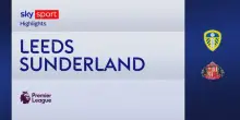 Leeds-Sunderland 0-1: gol e highlights