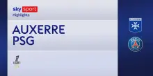 Auxerre-Psg 0-1: gol e highlights