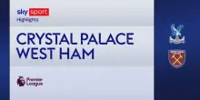 Crystal Palace-West Ham 0-0: highlights