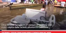 Colombia, strade come fiumi dopo le inondazioni nel Nord