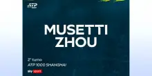 Musetti-Zhou: highlights Atp Shanghai