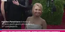 Morta a 36 anni Hayden Panettiere