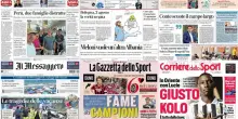 Le prime pagine dei quotidiani di oggi 3 agosto: la rassegna stampa