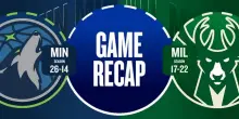 NBA Highlights: Milwaukee-Minnesota 106-139