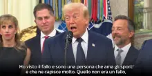 Trump: 'Su Balogun non era fallo, ho chiesto una revisione'