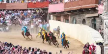 Palio di Siena 3 luglio 2026, il drappellone per la contrada vincitrice | FOTO