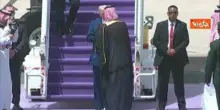 Trump atterra a Riad per la sua missione diplomatica in medio oriente, le immagini