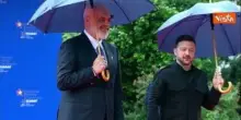 Zelensky arriva al vertice Cpe di Tirana. Ad accoglierlo Edi Rama