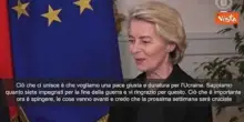 Von der leyen: Settimana prossima cruciale per l'Ucraina