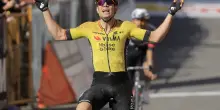 Van Aert vince 9^ tappa a Siena, Del Toro maglia rosa