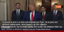 Trump dopo attacco a 3 siti nucleari iraniani: Se non ci sarà la pace colpiremo altri obiettivi l