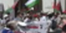 Manifestazione a Rabat in solidarietà con i palestinesi