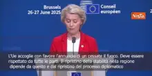 Von der Leyen: L'Iran non può avere la bomba atomica, negoziati unica via percorribile