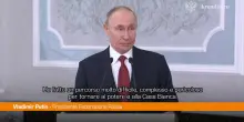 Putin "Trump uomo coraggioso, relazioni Usa-Russia vanno meglio"