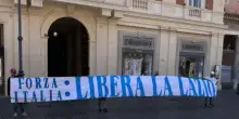 "Forza Italia: libera la Lazio", dove spunta lo striscione su Lotito