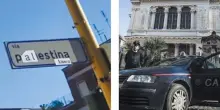 Choc a Roma: via Palestina libera e la stella di David sulla divisa nazista