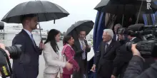 Mattarella in visita in Croazia, l'arrivo a Zagabria