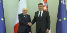 Mattarella a Zagabria incontra il presidente croato Milanovic