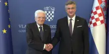 Mattarella incontra Plenkovic "Crescita costante dell'amicizia"