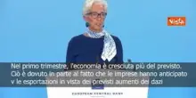 Lagarde: In primo trimestre economia Ue cresciuta più del previsto