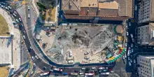 Lavori Metro C: nel cantiere spunta l'antica via Flaminia, un'insula e le fornaci