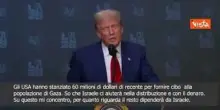 Trump: Sostengo invasione Israele a Gaza? Mi occupo di sfamare la gente, è decisione di Israele