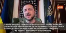 Zelensky: Non regaleremo la nostra terra ai russi