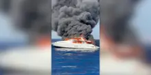 Spagna, incendio distrugge uno yacht al largo di Formentera