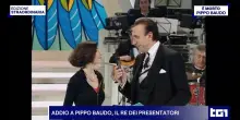 Tutti incollati alla tv per l'addio al suo re Baudo: domina il saluto del Tg1