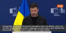 Zelensky: Necessario cessate il fuoco per esaminare richieste Putin, ne parleremo a Washington