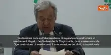 Guterres (Onu): "Israele fermi nuovo insediamento in Cisgiordania"