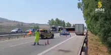 Tir in fiamme sull'autostrada A29 nel Trapanese