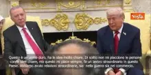 Trump: Con Erdogan rapporto straordinario sia nel commercio che nella guerra