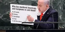 Netanyahu all'Onu: "Follia lo Stato di Palestina. A Gaza dobbiamo finire il lavoro"