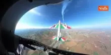 Balloon Cup a Piacenza, il volo acrobatico a bordo delle Frecce Tricolori
