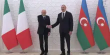 Mattarella in Azerbaigian, l'incontro con Aliyev