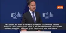 Rutte: Dobbiamo proteggere i nostri cieli, bene iniziativa Ue su droni
