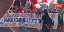 "Siamo tutti antisionisti", il coro del corteo pro Gaza a Roma