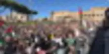Una marea umana a Roma per Gaza: "Siamo un milione"