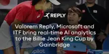 Comunicato Stampa: Valorem Reply porta l'AI in campo con Microsoft e ITF alla Billie Jean King Cup by Gainbridge