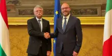 Fontana riceve il presidente del Parlamento ungherese Kover