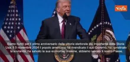 Trump festeggia un anno dall'elezione: Abbiamo salvato il Paese