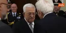Mattarella riceve il Presidente della Palestina Abu Mazen al Quirinale