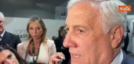 Tajani alla Cop30: Cambiamento climatico realtà che tocca tutti, tenere conto di questione sociale