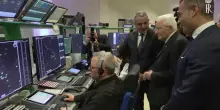 Mattarella visita il Centro radar Acc Enav di Ciampino