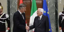 Mattarella riceve al Quirinale il premier croato Plenkovic
