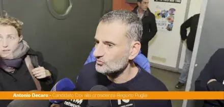 Elezioni Puglia, Decaro "Spero di diventare il presidente di tutti i pugliesi"