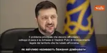 Piani pace Ucraina, Zelensky: Putin vuole infrangere il principio d'integrità territoriale